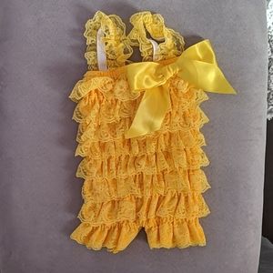 Baileys blossom ruffle romper